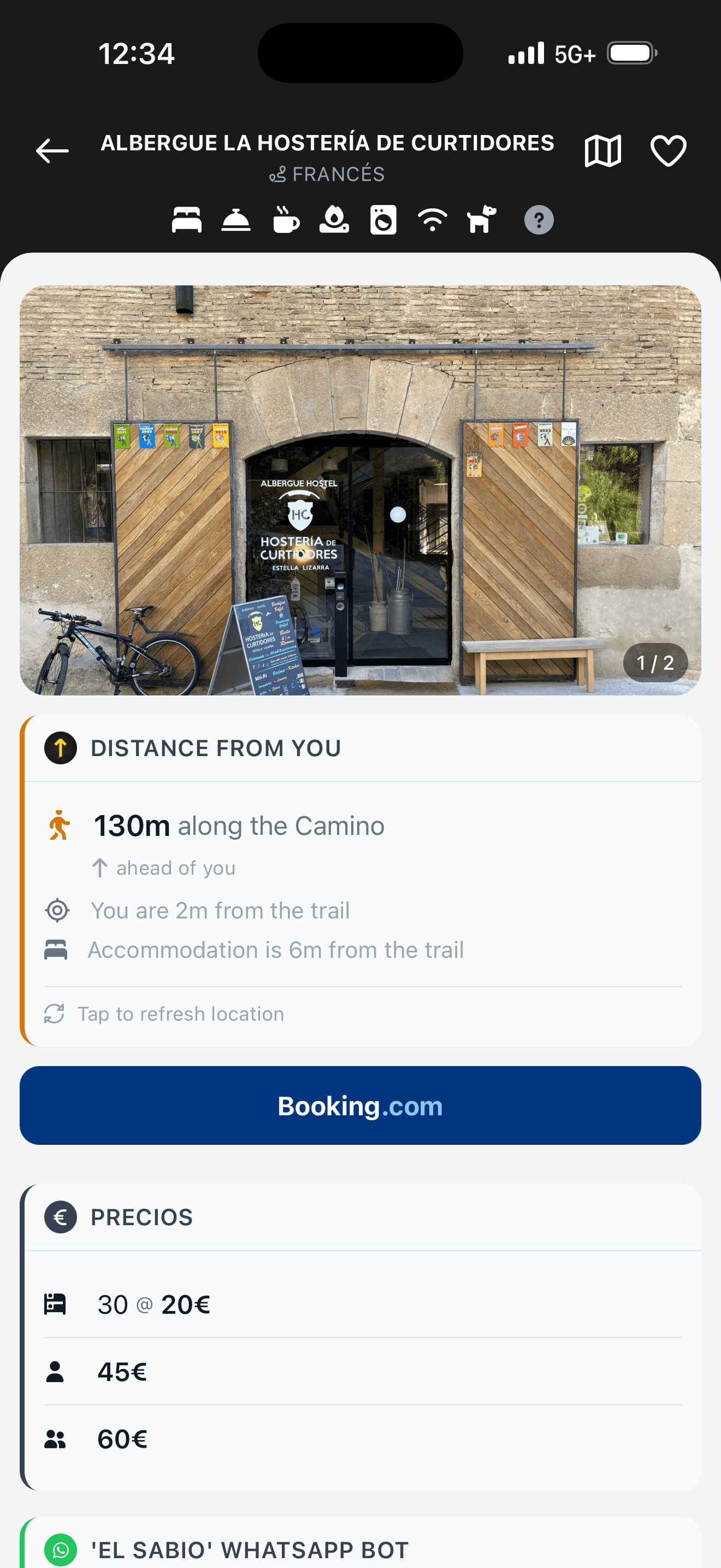 All Caminos — Accommodation
