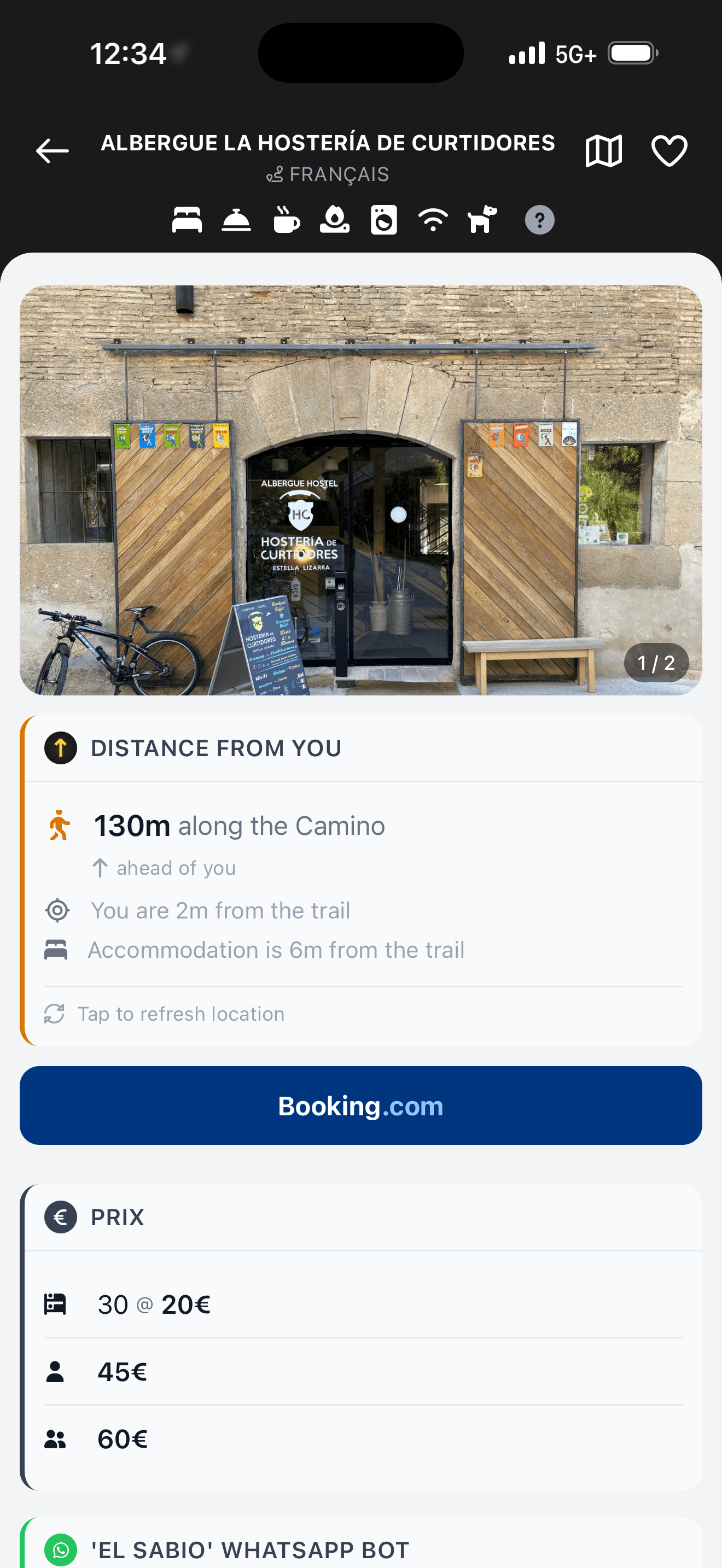 All Caminos — Accommodation