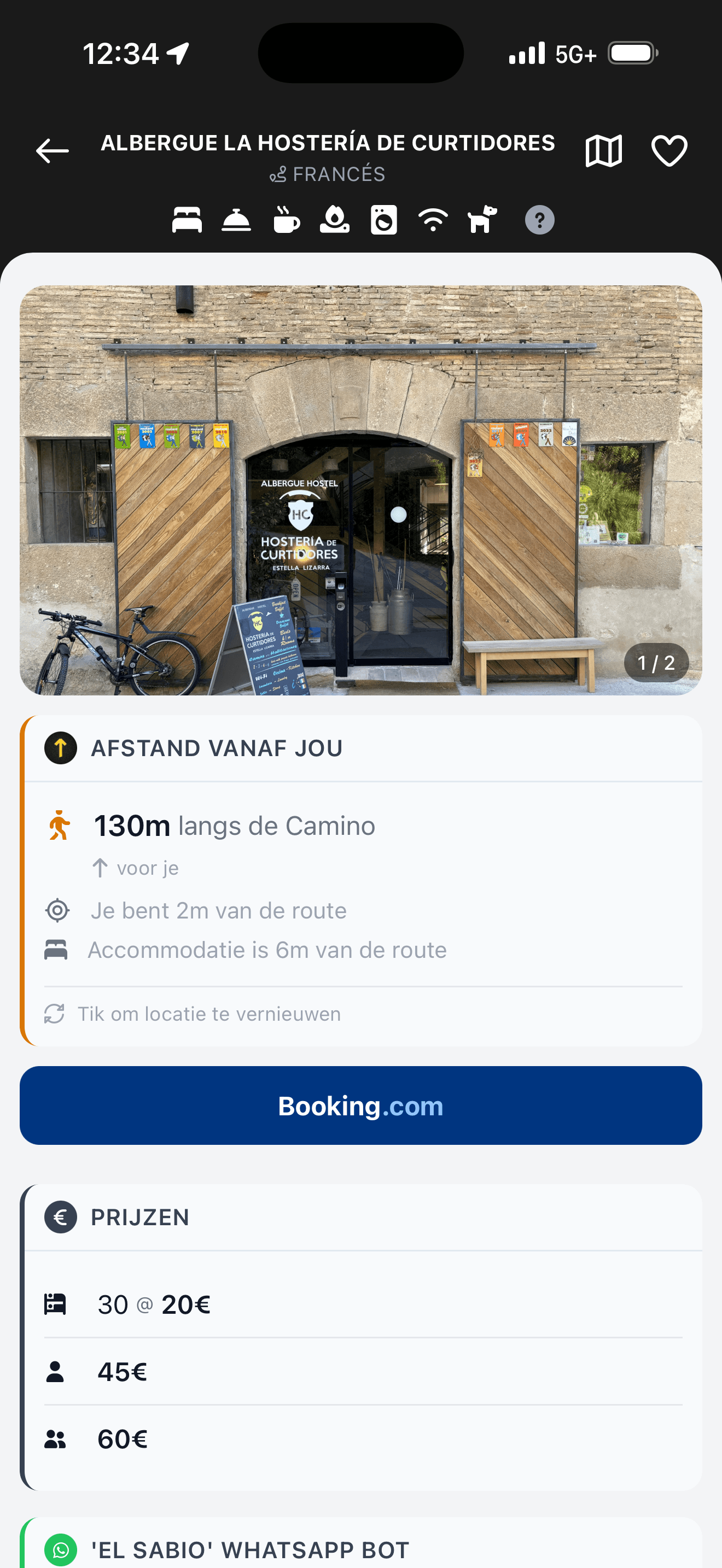 All Caminos — Accommodation